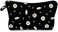 Deanfun Cosmetic Bag for Women, Durable Polyester Makeup Bag Organizer Travel Waterproof Roomy Accessories Daisy Purse Bag Gifts(52366.