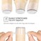 aneaseit 2" Large High Clear Chair Leg Covers, Felt Bottom Silicone Furniture Foot Protector Pads, 16 Pcs Free Moving Table Leg Covers, Stool Leg Protectors Caps to Prevent Floor Scratches and Reduce