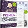 Freedom Mastery Financial Planner, Monthly Budget Planner and Monthly Bill Organizer - 12 Month Journey to Financial Freedom, Monthly Budget Book Planner, Money Saving Book a Budgeting Planner or Fina