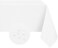 Softalker Rectangle Tablecloth WaterproofStain Resistant Table Cloth Wrinkle Free Fabric Washable 210GSM Polyester Table Cover for Dining/Party/Buffet/Wedding (60x120 inch, White.
