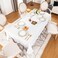 Softalker Rectangle Tablecloth WaterproofStain Resistant Table Cloth Wrinkle Free Fabric Washable 210GSM Polyester Table Cover for Dining/Party/Buffet/Wedding (60x120 inch, White.