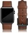 EDIMENS Leather Bands Compatible with Apple Watch 49mm 45mm 42mm 44mm Band Men Women, Vintage Genuine Leather Wristband Replacement Band Compatible for Apple Watch iwatch Series 8 7 6 5 4 3 2 1 SE2 SE