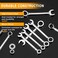 SPEEDWOX 20 Pcs Mini Combination Wrench Set Mini Ignition Wrench Set Mini Wrench Set Metric and SAE Small Wrench Sets 5/32"-7/16"4-11mm Open and Box End Spanner Wrench Set with Storage Pouch.