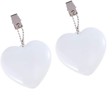 Uonlytech 2Pcs Purse Light Handbag Light Sensor Heart Shape Bag Illuminator Hanging Night Light for Women Ladies Girls &hellip;.