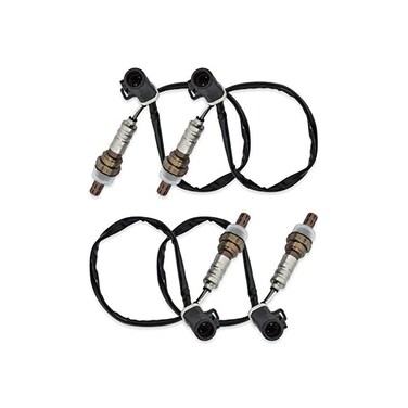 RANSOTO Set of 4 O2 Oxygen Sensor 15717 Downstream/Upstream Compatible with Ford F150 F250 F350 Lincoln Mazda Mercury Replaces 15716 15718 11171843.