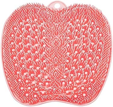 BESKAR XL Large Foot Scrubber Mat for Use in Shower - Shower Foot Cleaner to Eliminate Calluses Dead Skin, Foot Massager Mat for MenWomen to Soothe Achy Feet, Non Slip Suction Cups.