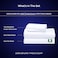 California Design Den Luxury 4 Piece Queen Size Sheet Set - 1000 Thread Count, 100% Cotton Sateen, Deep Pocket Fitted and Flat Sheets, Includes Pillowcase Set, Soft and Thick Cotton - Bright White.