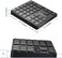 SurnQiee Wireless Numeric Keypad, 2. 4G Rechargeable Number Pad 35-Keys for Efficient Data Input.