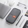 P.travel Travel Passport Wallet, Lightweight Large Family Passport Holder RFID Passport Cover Case Waterproof Bag Document Organizer for WomenMen-Grey.