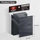 Homthy 500 Pcs Black Card Sleeves Toploaders for Trading Card, Soft Penny Plastic Card Holders Fit for MTG, Yugioh Baseball/Sports/Game Standard Cards.