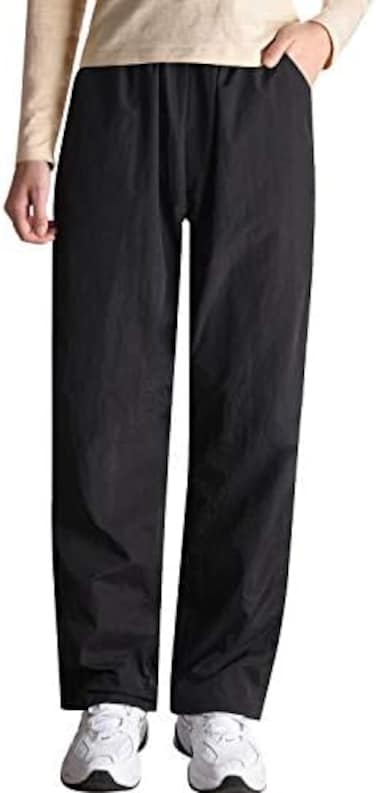 Noverlife Professional Pet Grooming Pants, M Size, Lightweight Unisex Grooming Black Pants, Anti-Static Pet Beautician Trousers, Dog Cat Groomer Cosmetologist Uniforms for Pet Shop.
