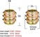 PGMJ 80 Pieces M6 Flush Nut Inserts Wood Bolt Furniture Headless Screw in Nut Threaded Fastener Connector for Wood Furniture Assortment (M6x10mm-H.