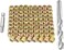 PGMJ 80 Pieces M6 Flush Nut Inserts Wood Bolt Furniture Headless Screw in Nut Threaded Fastener Connector for Wood Furniture Assortment (M6x10mm-H.