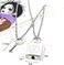 JCvCX 3 in 1 Necklace Lock Key Couple Necklace Keychain Openable Long Chain Punk Necklace 50cm Zinc Alloy Lovers Cosplay Necklace Lovers Charms Lovers Necklace, One size, Zinc, No Gemstone.