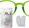 Setex Gecko Grip Ultra-Thin 0. 6mm Anti-Slip Nose Pads for Eyegl, USA Made, Micro-Structured Fibers, 0. 6mm x 7mm x 16mm (5 Pair Clear Nose Pads.