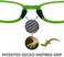 Setex Gecko Grip Ultra-Thin 0. 6mm Anti-Slip Nose Pads for Eyegl, USA Made, Micro-Structured Fibers, 0. 6mm x 7mm x 16mm (5 Pair Clear Nose Pads.