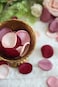 Floroom 300pcs Silk Rose Petals Burgundy Maroon Flower Petals for Wedding Flower Girl Basket Aisle Scatter Dinner Table Centerpieces Party Confetti Bridal Shower Romantic Night Decoration.