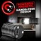 مصباح التخييم GearLight - مصباحان محمولان يعملان ببطاريات LED مع قاعدة مغناطيسية وخطاف قابل للطي للاستخدام في حالات الطوارئ أو مواقع التخييم، مجموعة أساسية للبقاء على قيد الحياة في حالة الأعاصير مع بط