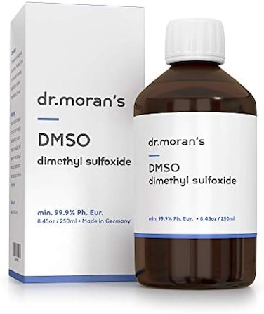 Dr. Moran's DMSO Pharmaceutical Grade 99. 9% Ph. EUR. 250mlPure Liquid Dimethyl Sulfoxide Medical Grade in Amber Glass BottleUndilutedOdourlessMade in Germany.