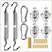 ColourTree Hardware Kit Set for Rectangle/Square Sun Shade Sails Canopy, Easy-Tensioning, 316 Military-Grade Stainless Steel(10 Inch Hardware KitCables.