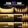 BTF-LIGHTING FCOB COB FOB Flexible High Density CCT LED Strip 16. 4FT/5M 640LEDs/m Tunable 3000K-6000K CRI＞90 Dimmable Deformable LED Light Ribbon for Bedroom Kitchen Home Indoor Decoration DC24V 70W.