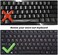 CASEDAO 3PCS Arabic Keyboard Stickers for Laptop, MacBook Air/Pro, Desktop PC Computer, Replacement Keyboard Stickers, Orange Lettering With Non-Transparent Black Background.