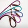 مقود BTINESFUL 7FT Slip Lead للكلاب، مقود حبل نايلون قوي، مقود تدريب للكلاب بقطر 1/41/2 بوصة للكلاب الصغيرة والمتوسطة والكبيرة (1/4 بوصة * 7 أقدام، نقطة خضراء).