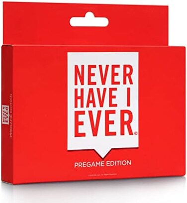 Never Have I Ever Pregame Edition Card Game SetFun Game Night Party Games for Adults, College Studentsfor 3PlayersAges 17.