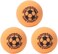 كرات بديلة لطاولة كرة القدم من GSE Games & Sports Expert، مقاس 1.365 بوصة. كرات كرة قدم رسمية للبطولات (أصفر - عبوة من 3 كرات).