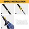 Yocada Looped-End String Wet Mop Heavy Duty Cotton Mop Commercial Industrial Grade Telescopic Iron Pole Jaw Clamp Floor Cleaning 55. 1".