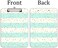 Hongri Plastic Cute Clipboard, Letter Size for Students, Teacher, Woman and Kids, Low Profile Clip, Decorative Pattern, Size 9 x 12. 5 in, Striped Spots.
