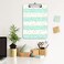 Hongri Plastic Cute Clipboard, Letter Size for Students, Teacher, Woman and Kids, Low Profile Clip, Decorative Pattern, Size 9 x 12. 5 in, Striped Spots.