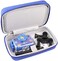 Ourlife Kids Camera Bag Hard Travel Case Protective Case for Digital Camera Kids Action Camera Accessories Case for Toddler Cameras, Memory Card and USB Cable (blue.