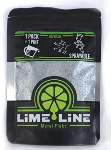 LiME LiNE Sprayable Automotive Metal Flake for Custom Paint.