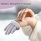 MIG4U Moisturizing Beauty Gloves Touchscreen Cotton Glove for SPA, Eczema, Dry Hands, Cosmetic Treatment, grey 1 pairs size s/m.