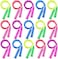Elcoho Colorful Kids Jump Rope Set Adjustable Plastic Kids Jump Rope Skipping Rope Outdoor Jump Ropes Great Party Favor.