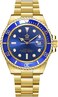 Reginald Men's Watch Luminous Watch Quartz Rotatable Bezel Sapphire Glass Silver Stainless Steel Band and Case Waterproof Sports Gold Watch.