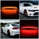 RANSOTO Charger Smoked LED Side Marker Light Compatible with Dodge Charger 2015 2016 2017 2018 2019 2020 2021 Front Lights Amber Rear Lamp Lights Red, Replace 68214405AA, 68214404AA, 68214127AA.