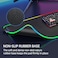 KTRIO RGB Large Gaming Mouse Pad with Stitched Edges, Superior Micro-Weave Cloth, Non-Slip Base, Water Resist Coating, 31. 5 x 11. 8 in, RGB Black.