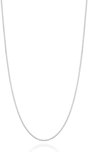 Miabella Solid 925 Sterling Silver Italian 1mm Box Chain Necklace for Women, Made in Italy.