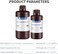 ANYCUBIC 3D Printer Resin, 405nm High Precision Fast Curing UV Photopolymer Resin for LCD 3D Printing, 1kg Black.