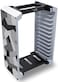 ADZ Gray Camo Game Storage Tower &ndash; Universal Video Game Organizer for PS4, PS5, Xbox, Switch and Blu-Ray &ndash; Holds 12 Disks &ndash; Ultimate Game Holder and Disc Storage Tower.