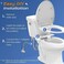 SAMODRA Self Cleaning Bidet for Toilet, Ultra-Slim Single Nozzle Bidet Attachment for Toilet with Adjustable Water Pressure, Fresh Water Non-Electric Bidet，Minimalist Bidet Ease of Use.