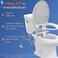 SAMODRA Ultra-Slim Bidet Attachment for Toilet - Dual Nozzle (FrontalRear WashHygienic Bidets for Existing Toilets - Adjustable Water Pressure Fresh Water Toilet Bidet - Easy to Install.