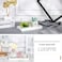Luxspire Bathroom Vanity Tray, Resin Dresser Jewelry Ring Dish Tank Storage Kitchen Countertop Organizer Plate Holder for Perfume Candles Soap Towel Plant Bathroom Accessories, Mini, Gravel White.