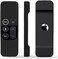 TOKERSE Silicone Case Compatible with Apple TV 4K/HD Siri Remote (1st Gen- Anti-Slip Shock Proof Soft Remote Cover Case Compatible with Apple TV 4K 5th 4th Gen Siri Remote Controller - Black.