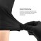 Segbeauty 20 Count Hair Color Gloves, Segbeauty Reusable Black Rubber Latex Dye Gloves Professional Hair Coloring Highlighting Tool.