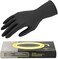 Segbeauty 20 Count Hair Color Gloves, Segbeauty Reusable Black Rubber Latex Dye Gloves Professional Hair Coloring Highlighting Tool.