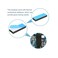 Awxlumv 2PCS 70mm Heatsink 70x25x10mm / 2. 8 x 1 x 0. 4inch Alumnum Heat Sink Radiator Coolerwith Thermal Conductive Adhesive Tape Cooling Fins for Cooler Chip VGA RAM Electronics CPU Gpu Led.