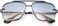 نظارات شمسية COASION Tony Stark Sungl Costume Eyewear Retro Square Aviator Sun Gl Frames للرجال والنساء (أسود/أزرق متدرج).